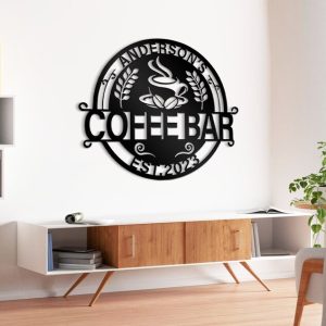 DINOZOZO Coffee Lover Kitchen Beverages Bar Coffee Bar Business Custom Metal Signs2