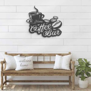 DINOZOZO Coffee Lover V1 Coffee Bar Business Custom Metal Signs2