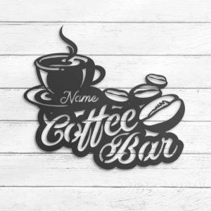 DINOZOZO Coffee Lover V1 Coffee Bar Business Custom Metal Signs4