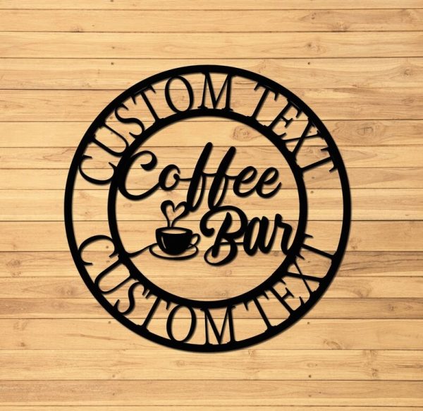 DINOZOZO Coffee Lover V3 Coffee Bar Business Custom Metal Signs