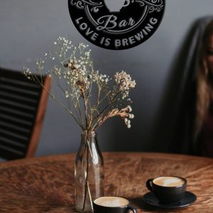 DINOZOZO Coffee Lover V4 Coffee Bar Business Custom Metal Signs4