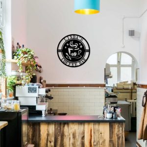 DINOZOZO Coffee Lover V5 Coffee Bar Business Custom Metal Signs4