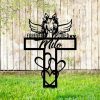 DINOZOZO Collie Dog Grave Marker Garden Stakes Forever Loved Dog Memorial Gift Cemetery Decor Custom Metal Signs4