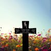 DINOZOZO Custom Bird Photo Forever in Our Heart Bird Grave Marker Garden Stakes Bird Memorial Gift Custom Metal Signs3