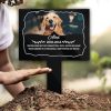 DINOZOZO Custom Dog Cat Photo Keepsake Garden Decor Pet Grave Marker Garden Stakes Pet Memorial Gift Custom Metal Signs2