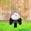 DINOZOZO Custom Dog Cat Photo Until We Meet Again Pet Grave Marker Garden Stakes Dog Cat Pet Memorial Gift Custom Metal Signs3
