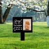 DINOZOZO Custom Hamster Photo The Brightest Stars in The Sky Hamster Grave Marker Garden Stakes Hamster Memorial Gift Custom Metal Signs