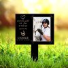 DINOZOZO Custom Horse Photo Running Wild and Free in The Sky Above Me Horse Grave Marker Garden Stakes Horse Memorial Gift Custom Metal Signs2