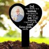 DINOZOZO Custom Photo Grave Marker Your Memory Is A Keepsake Memorial Stake Sympathy Gifts Custom Metal Signs2