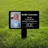 DINOZOZO Custom Photo Mom Dad Grave Marker Memorial Stake Sympathy Gifts Custom Metal Signs2