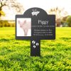 DINOZOZO Custom Pig Photo Someone We Love Is In Heaven Grave Marker Garden Stakes Pig Memorial Gift Custom Metal Signs