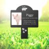 DINOZOZO Custom Pig Photo Someone We Love Is In Heaven Grave Marker Garden Stakes Pig Memorial Gift Custom Metal Signs3