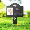 DINOZOZO Custom Pig Photo Someone We Love Is In Heaven Grave Marker Garden Stakes Pig Memorial Gift Custom Metal Signs4