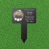 DINOZOZO Custom Snake Photo Forever In My Heart Snake Grave Marker Garden Stakes Snake Memorial Gift Custom Metal Signs2