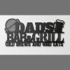 DINOZOZO Dads Bar and Grill Cold Brews and Good Eats Fathers Day Gift Custom Metal Signs3