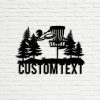DINOZOZO Disc Golf with Name Custom Metal Signs