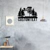 DINOZOZO Disc Golf with Name Custom Metal Signs3