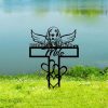 DINOZOZO English Cocker Spaniel Dog Grave Marker Garden Stakes Forever Loved Dog Memorial Gift Cemetery Decor Custom Metal Signs
