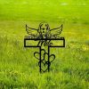 DINOZOZO English Cocker Spaniel Dog Grave Marker Garden Stakes Forever Loved Dog Memorial Gift Cemetery Decor Custom Metal Signs3