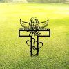 DINOZOZO English Cocker Spaniel Dog Grave Marker Garden Stakes Forever Loved Dog Memorial Gift Cemetery Decor Custom Metal Signs4