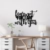 DINOZOZO Fear Not for I am With You Bible Verse Custom Metal Signs