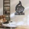 DINOZOZO Firefighter in Flames Fire Department Custom Metal Signs