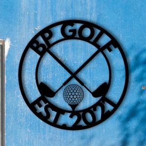 DINOZOZO Golf 19th Hole Home Bar Custom Metal Signs4