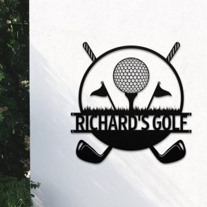 DINOZOZO Golf Mancave Golf Course Business Custom Metal Signs2
