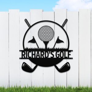 DINOZOZO Golf Mancave Golf Course Business Custom Metal Signs3