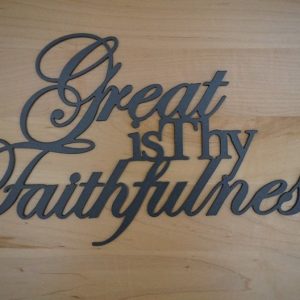 DINOZOZO Great is Thy Faithfulness Bible Verse Custom Metal Signs3