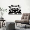 DINOZOZO Grillmaster BBQ Smoker And Grill Custom Metal Signs