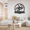 DINOZOZO Gymnastics Yoga Metal Sign Female Yoga Business Custom Metal Signs2