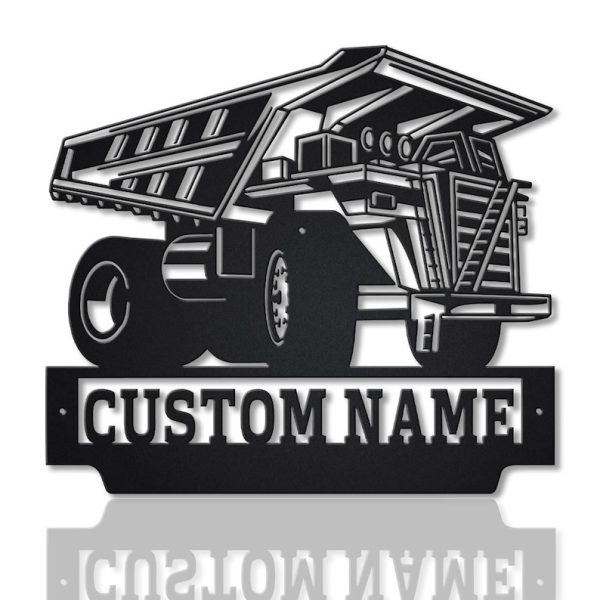 DINOZOZO Haul Truck Driver Business Custom Metal Signs