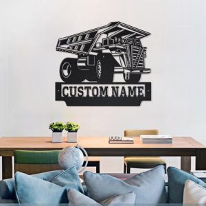 DINOZOZO Haul Truck Driver Business Custom Metal Signs4