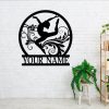 DINOZOZO Home Gym Sign Workout Room Fitness Business Custom Metal Signs