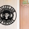 DINOZOZO Home Gym Sign Workout Room Heavy Weight Lifting Business Custom Metal Signs2