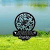 DINOZOZO Hummingbird Mom Dad Grave Marker Memorial Stake Sympathy Gifts Custom Metal Signs2