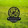 DINOZOZO Hummingbird Mom Dad Grave Marker Memorial Stake Sympathy Gifts Custom Metal Signs3
