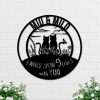 DINOZOZO I Would Like Spend 9 Lives With You Cat Lover Gift Custom Metal Signs2