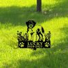 DINOZOZO Lagotti Romagnoli Dog Grave Marker Garden Stakes Dog Sympathy Gift Cemetery Decor Memorial Custom Metal Signs4 1