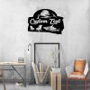 DINOZOZO Lake House Scene Sunset Lake House Decor Lake House Owner Gift Custom Metal Signs2