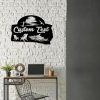 DINOZOZO Lake House Scene Sunset Lake House Decor Lake House Owner Gift Custom Metal Signs4