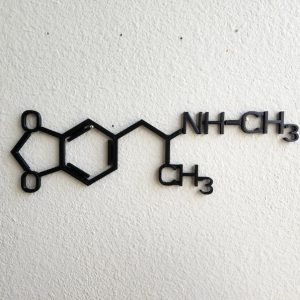 DINOZOZO MDMA Molecule Science Art Chemistry Art Custom Metal Signs2