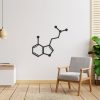 DINOZOZO Magic Mushroom Psilocin Molecule Science Art Chemistry Art Custom Metal Signs
