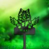 DINOZOZO Main Coon Cat Grave Marker Garden Stakes Cat Memorial Gift Cemetery Decor Custom Metal Signs2