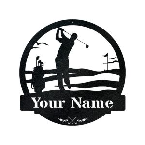 DINOZOZO Mens Golf Sports Custom Metal Signs2