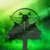 DINOZOZO Motocycle Biker Grave Marker Memorial Sign with Stake Sympathy Gifts for Loss of Loved One Custom Metal Signs3
