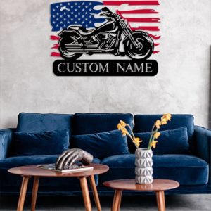 DINOZOZO Motorcycle Biker Motorbike Custom Metal Signs4