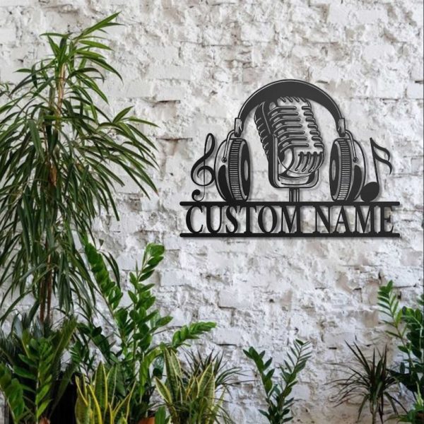 DINOZOZO Music Audio Studio Business Custom Metal Signs