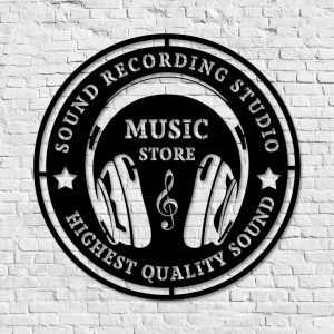 DINOZOZO Music Audio Studio Custom Metal Signs 1